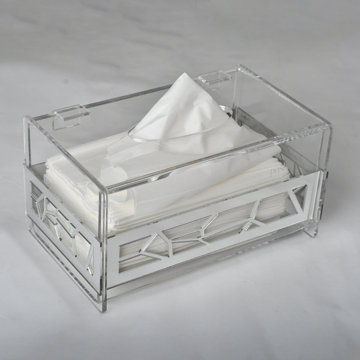 Silver Tissue Box