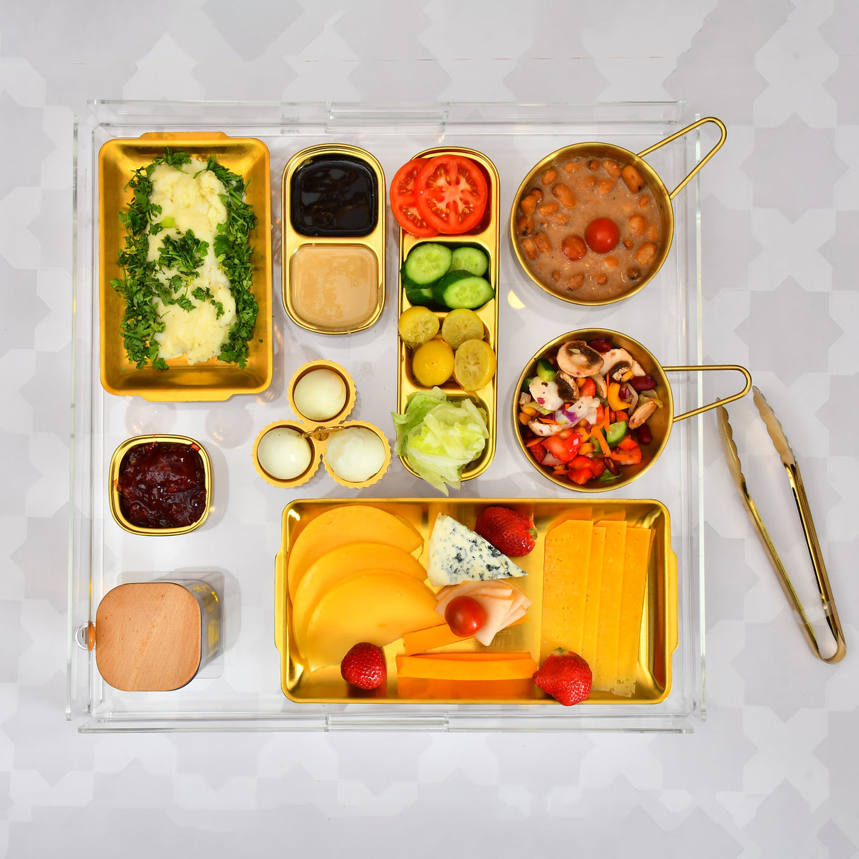 Dinner tray 11 pieces