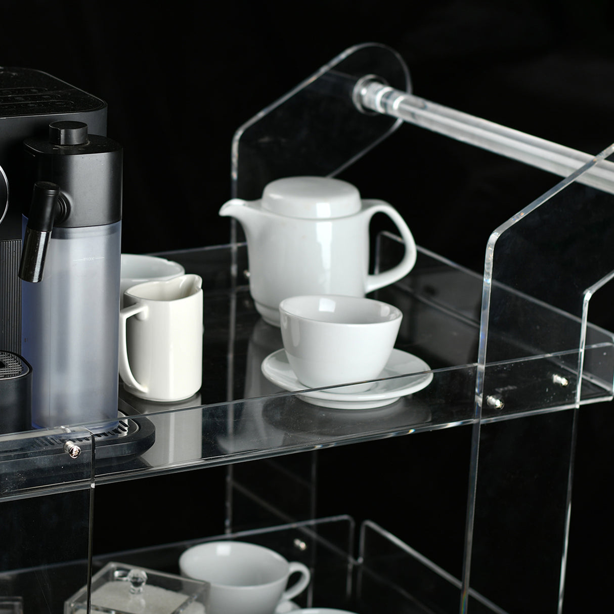 Transparent Tea Trolley