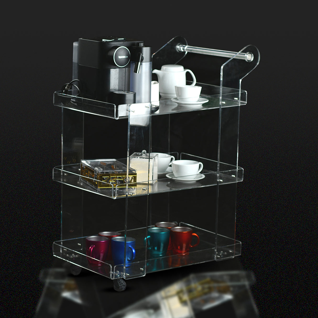 Transparent Tea Trolley