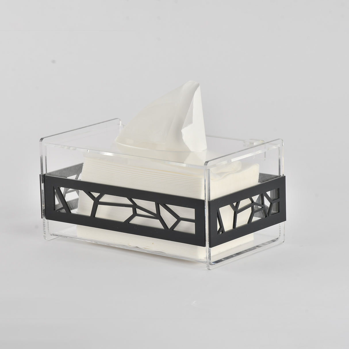 Black Tissue Box