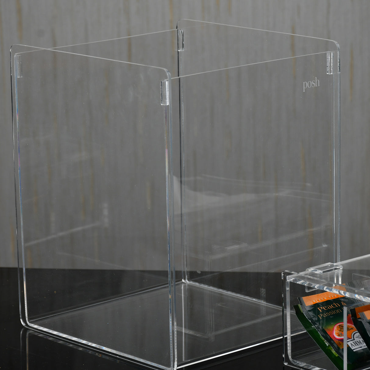 Transparent Set(basket+tissue box+tea box)