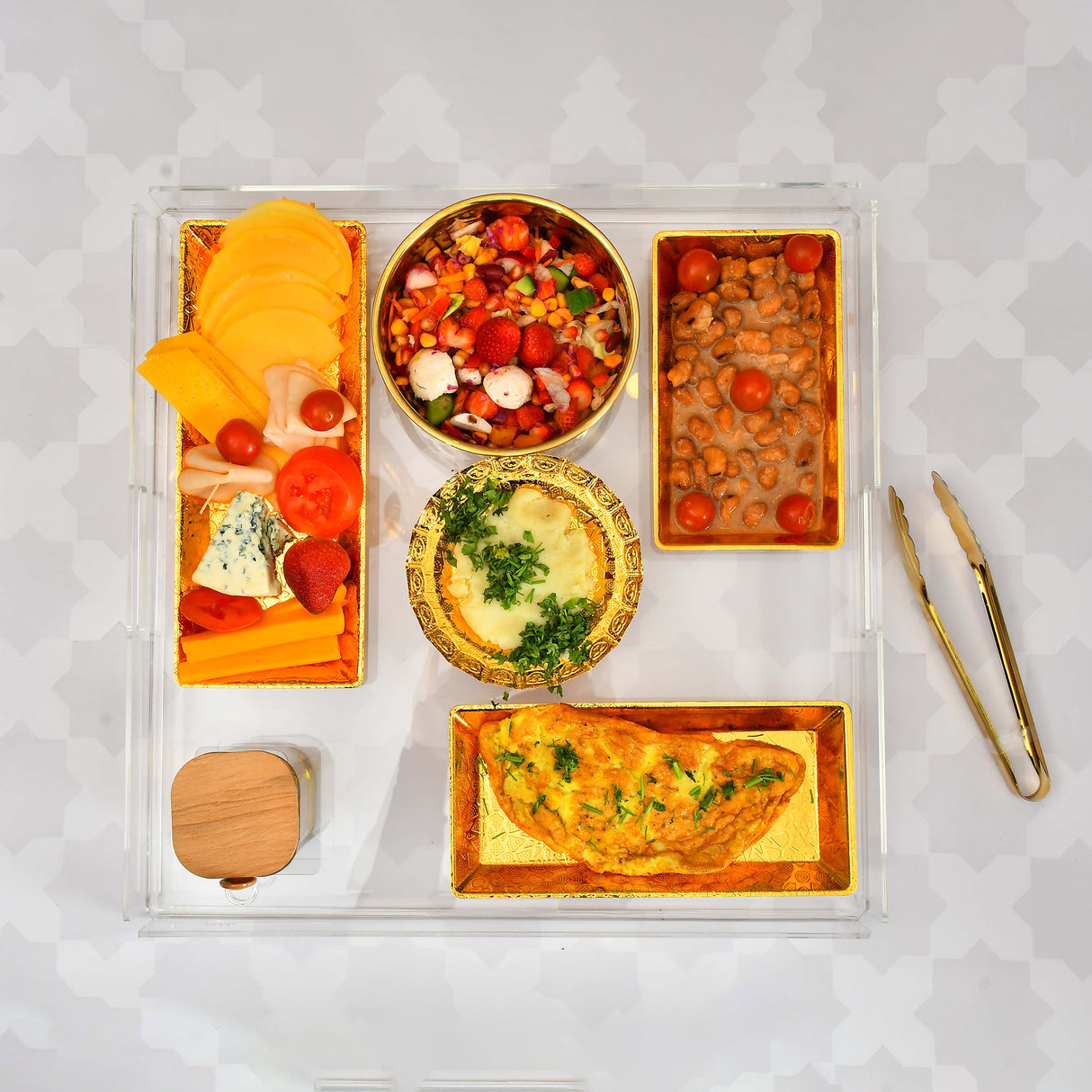 dinner Tray 8 pieces