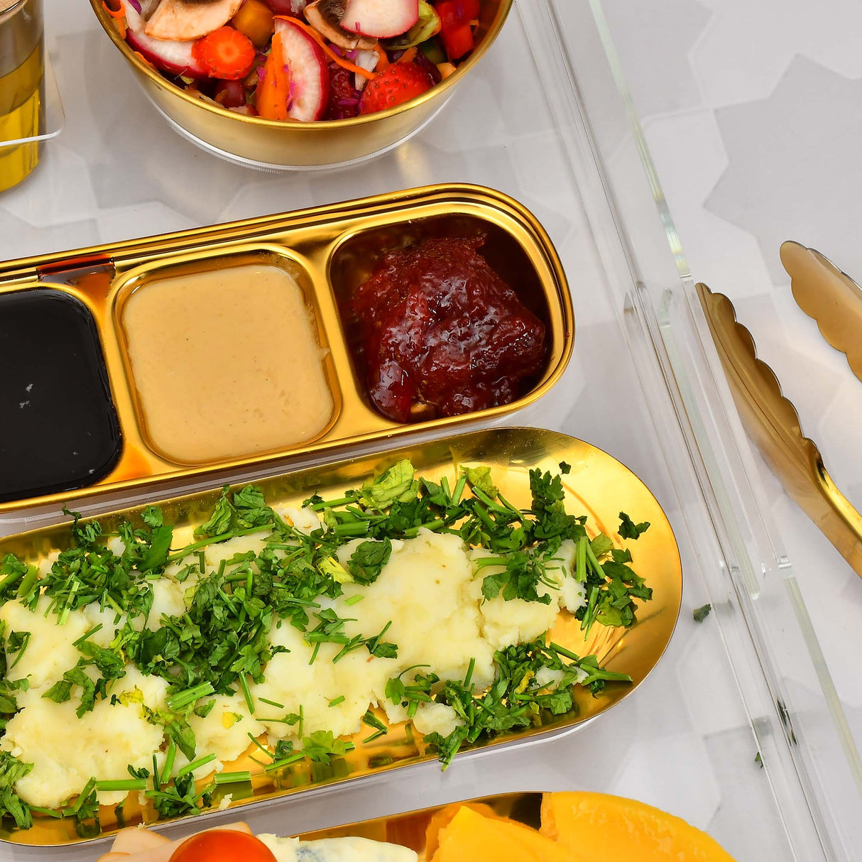 Dinner tray 9 pieces