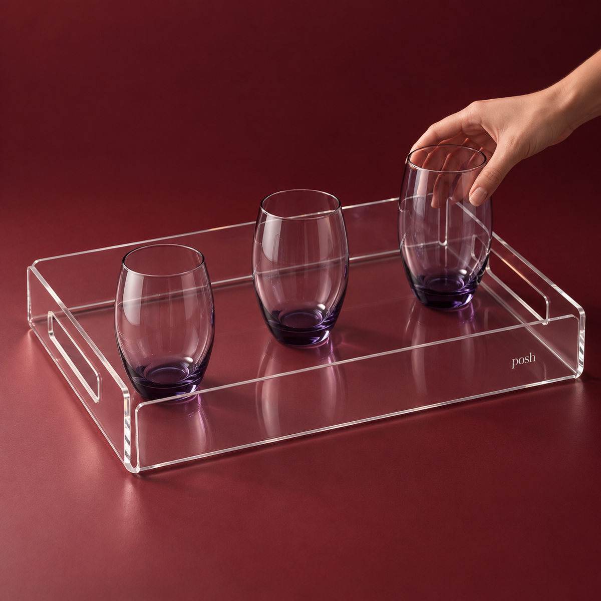 Transparent Large Tray