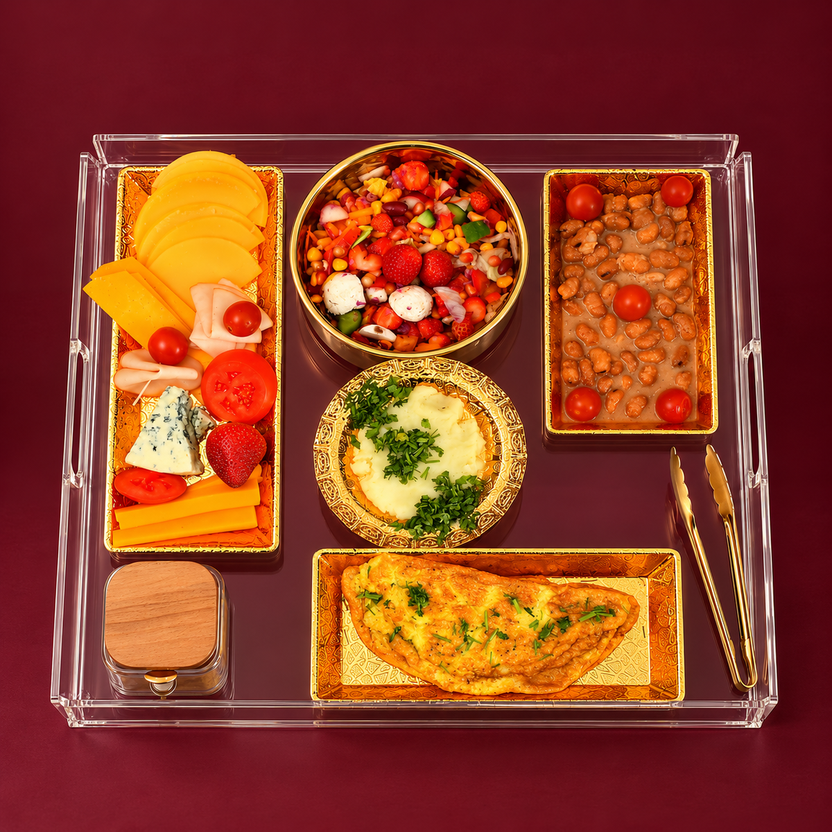 dinner Tray 8 pieces