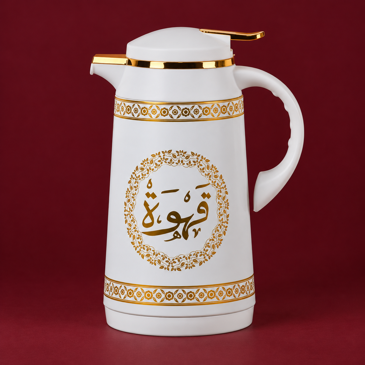 White (قهوه) water pot 1 Litre