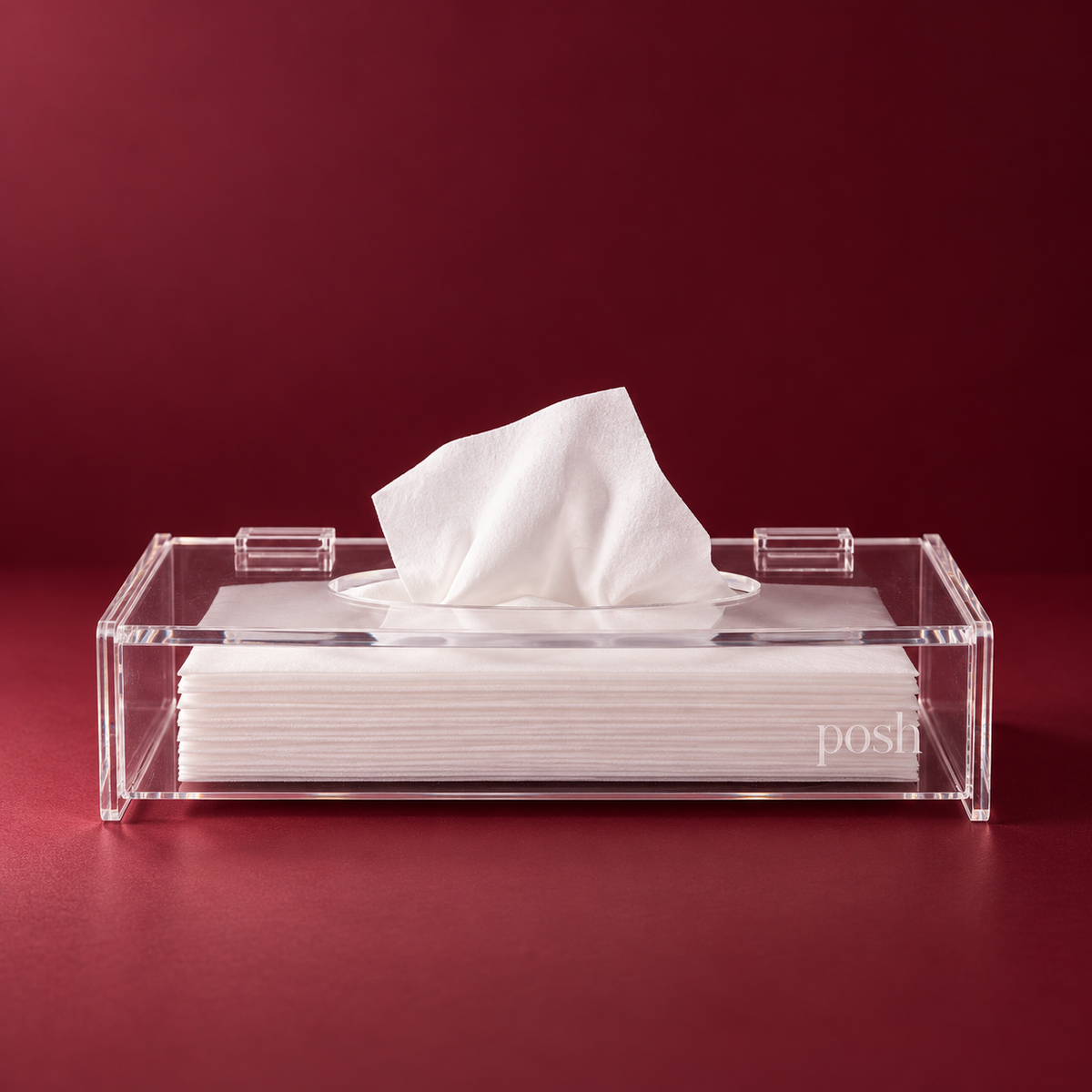 Transparent Tissue Box