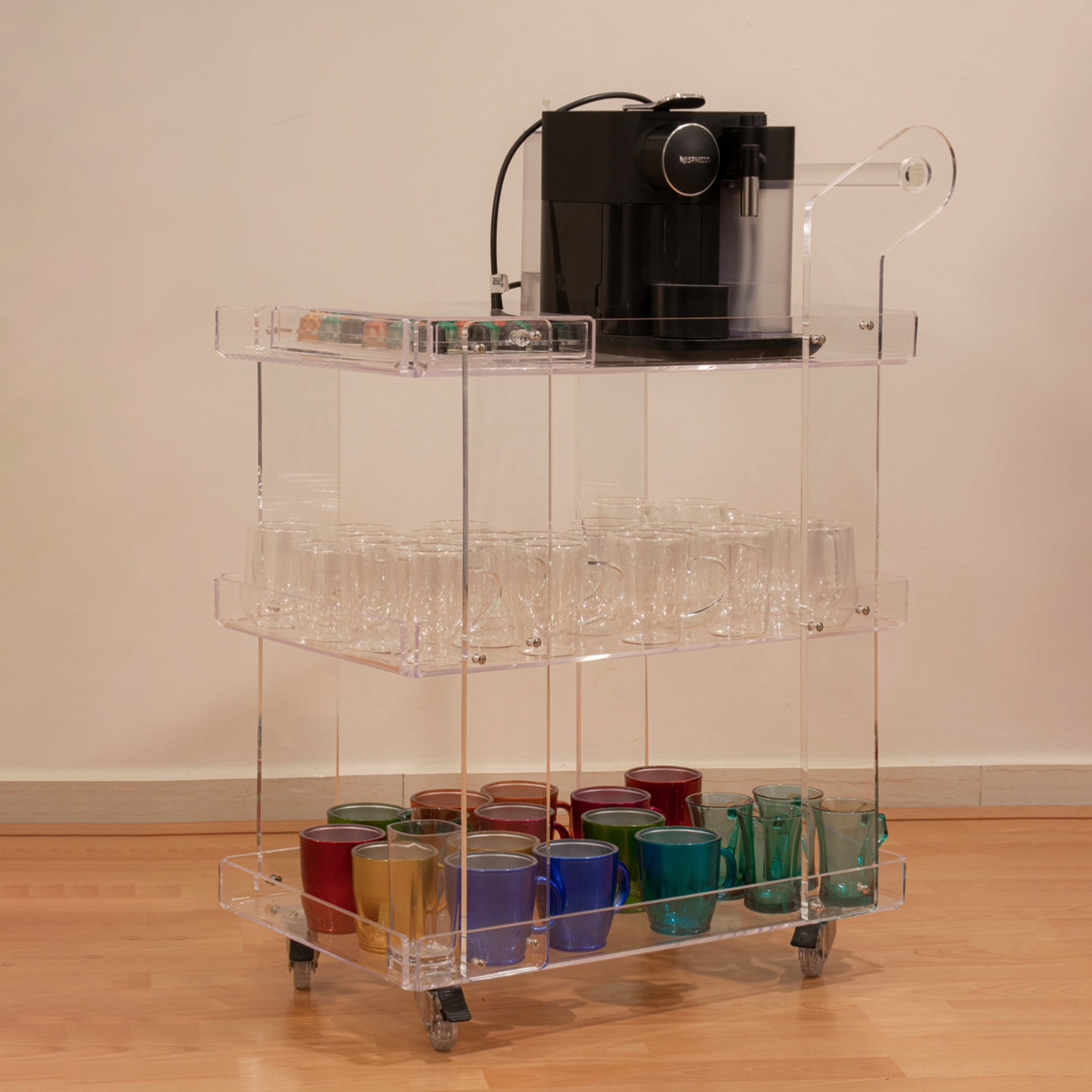 Transparent Tea Trolley