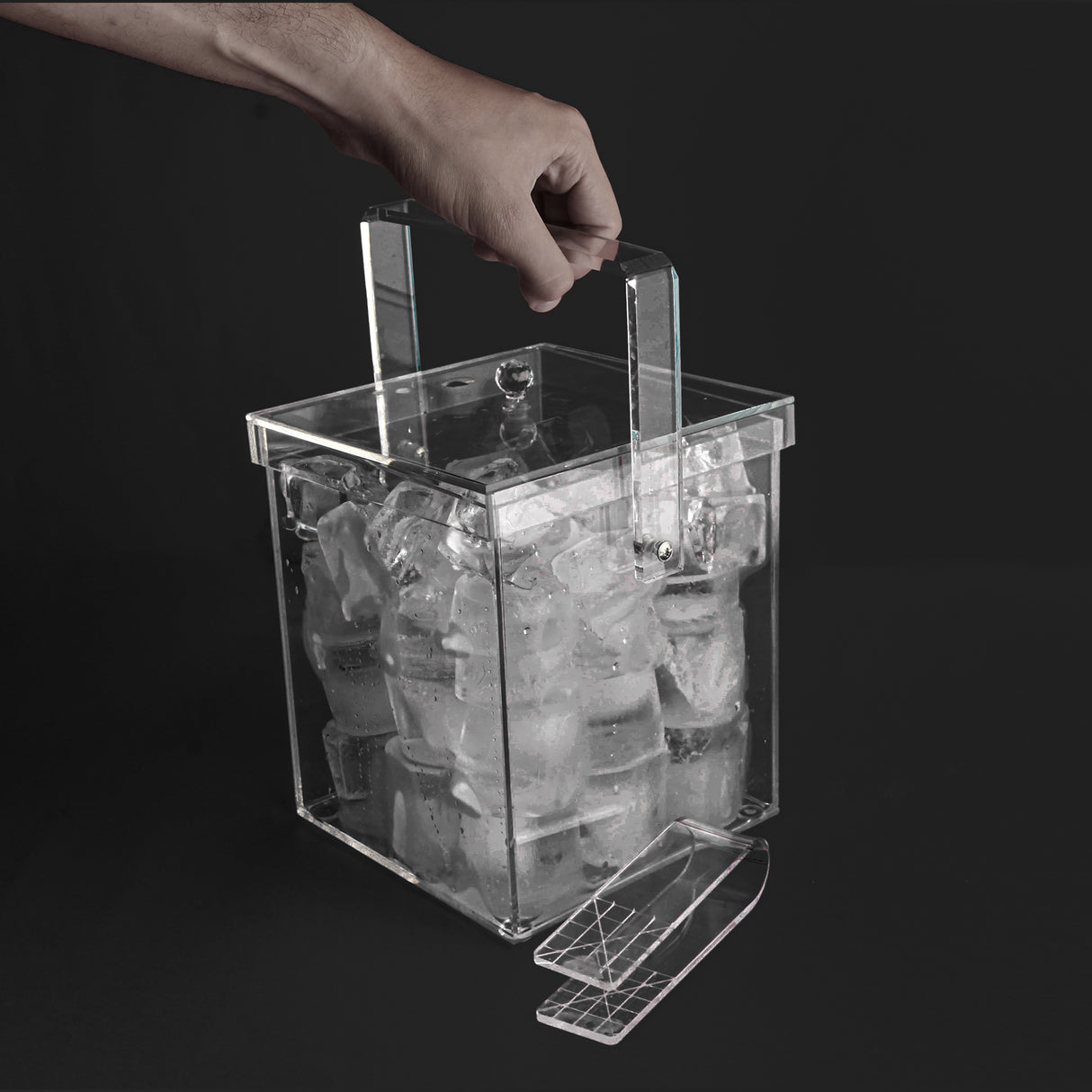 Ice holder with cover