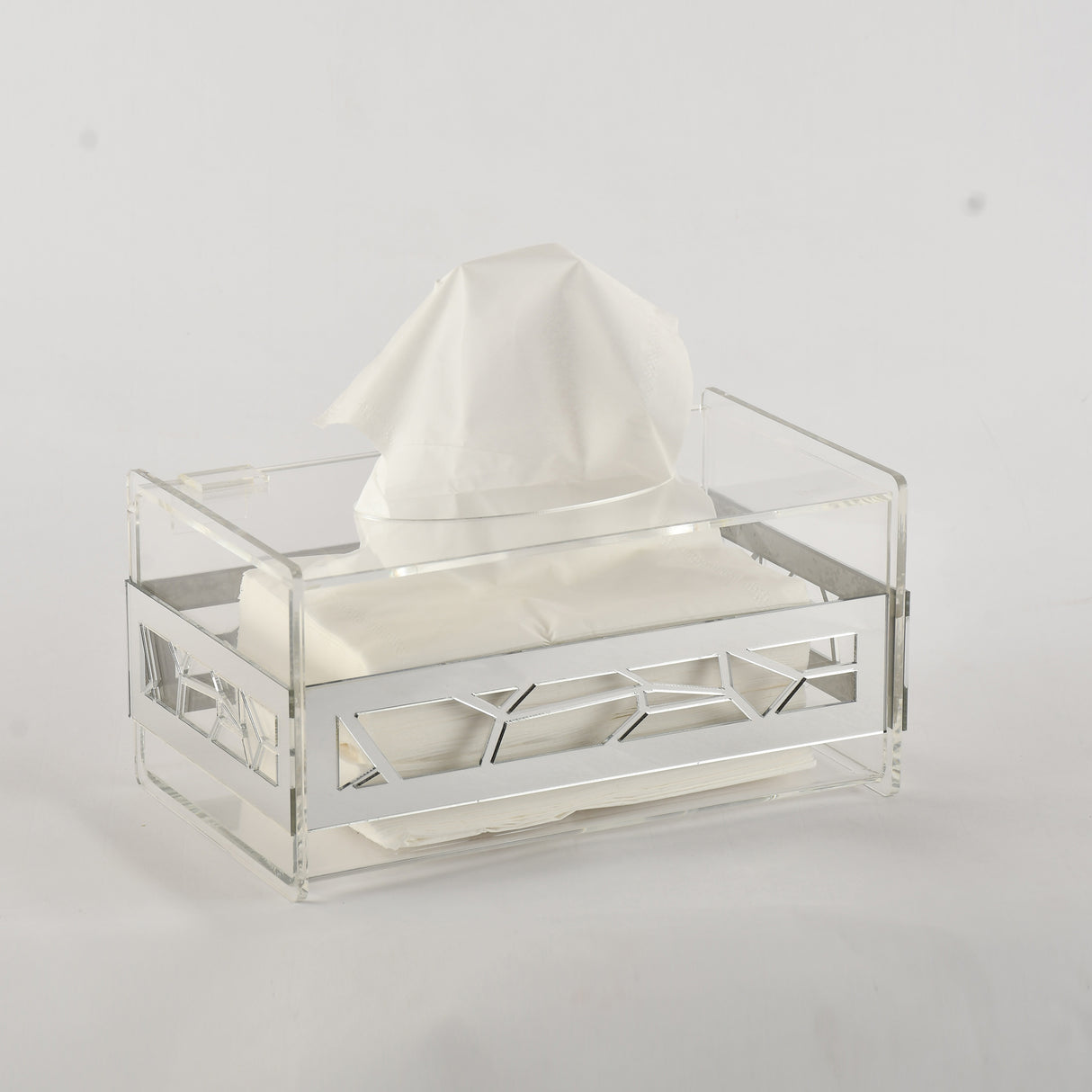 Silver Tissue Box