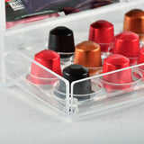 2 levels transparent drawer