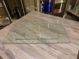 Rectangular glass serving plate