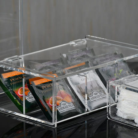 Transparent Set(basket+tissue box+tea box)
