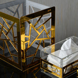 Gold Set(basket+tissue box+tea box)