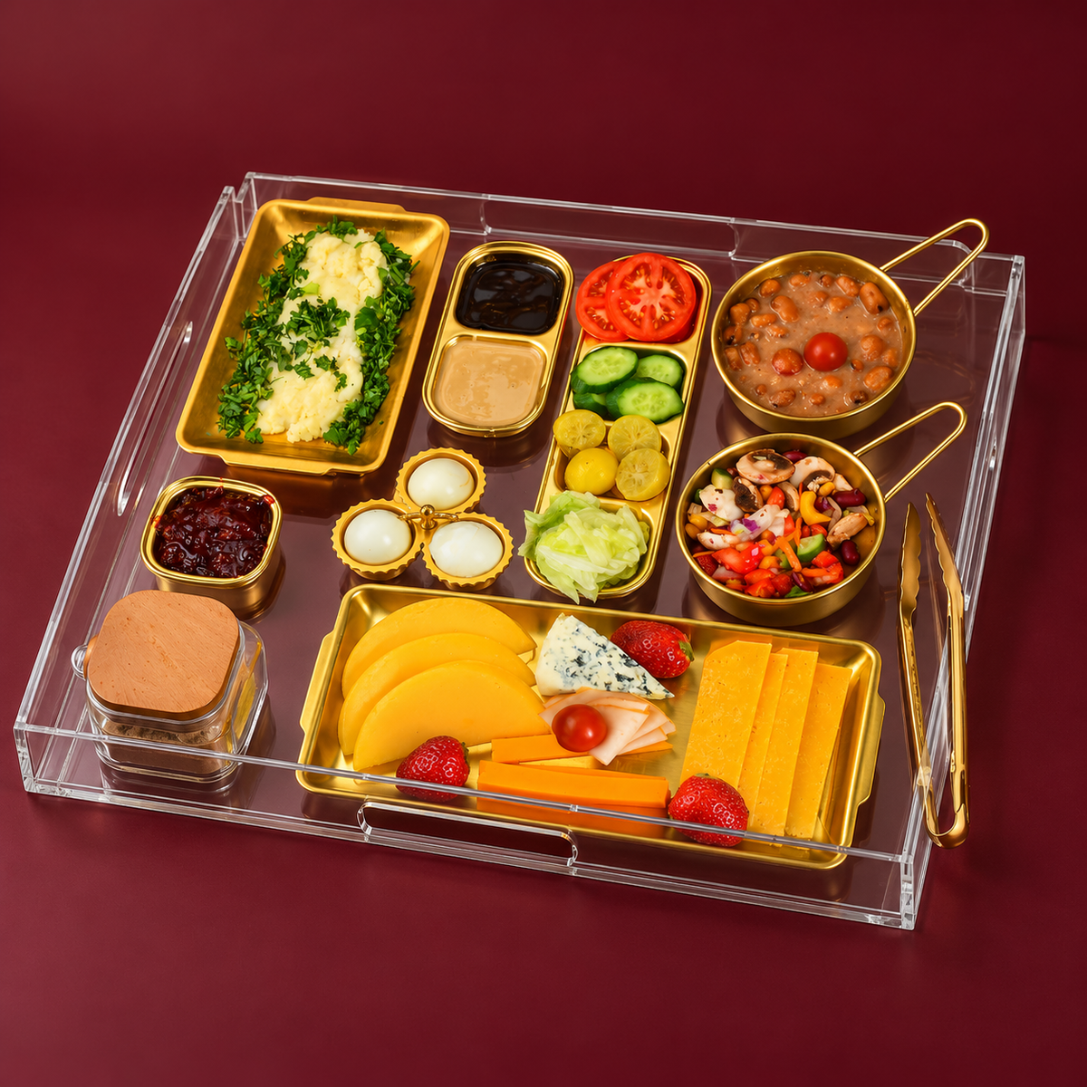 Dinner tray 11 pieces