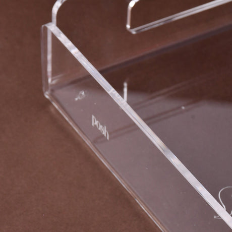 Small engraved transparent tray (رمضان كريم) 20x30