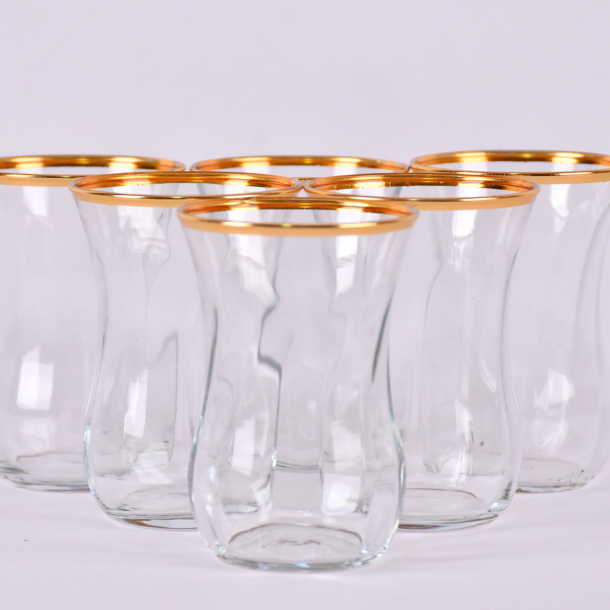 stkana cups set of 6 cups (gold line)
