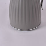 grey waterpot with silver handle 1 litre