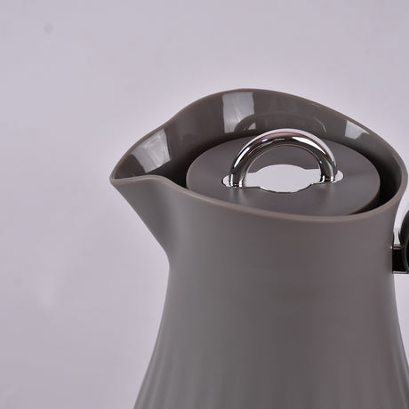 grey waterpot with silver handle 1 litre