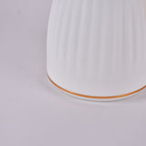white water pot with gold handle 1 litre