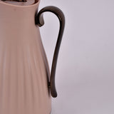 Beige water pot with bronze handle 1 litre