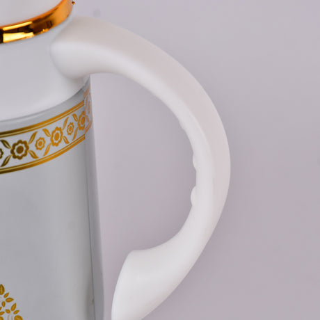 White (قهوه) water pot 1 Litre