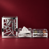 Silver Set(basket+tissue box+tea box)