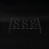 6 arabic coffee cups(ramadan shape) with acrylic holder