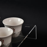 12 arabic coffee cups(اهلا و سهلا ) with acrylic holder