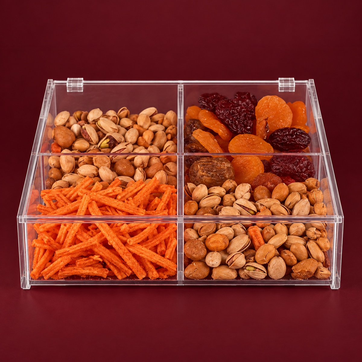 4 Slots Nuts box