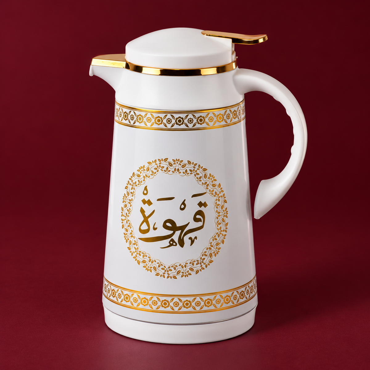 White (قهوه) water pot 1 Litre