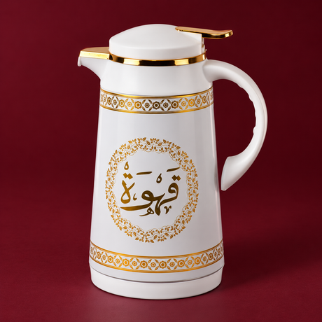 White (قهوه) water pot 1 Litre