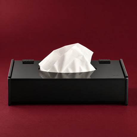Black Tissue Box
