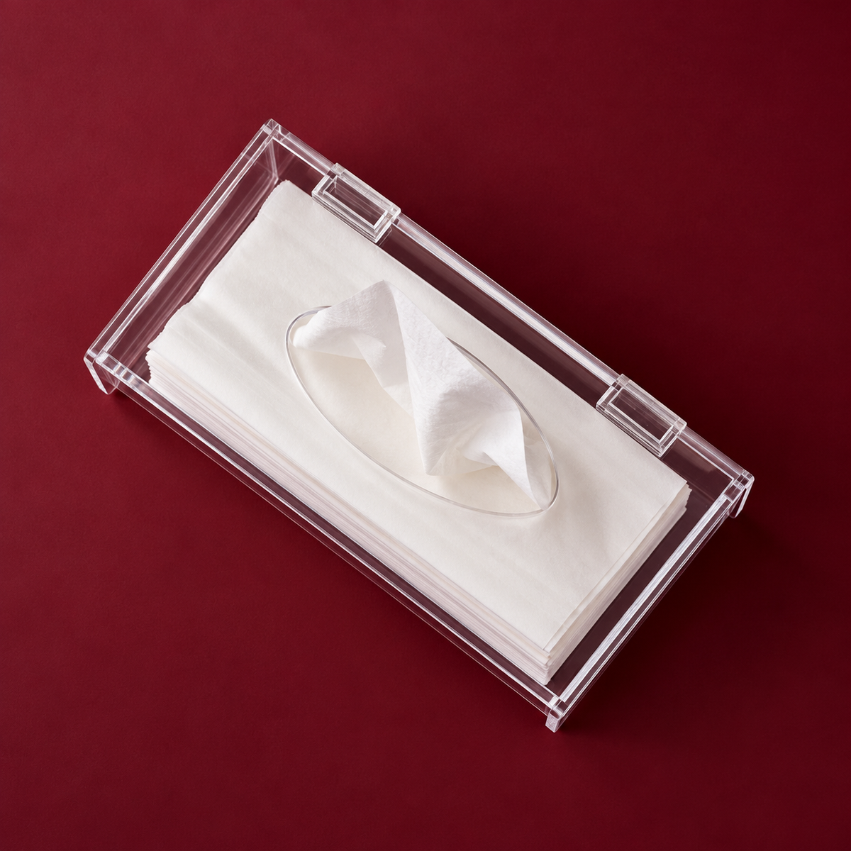 Transparent Tissue Box