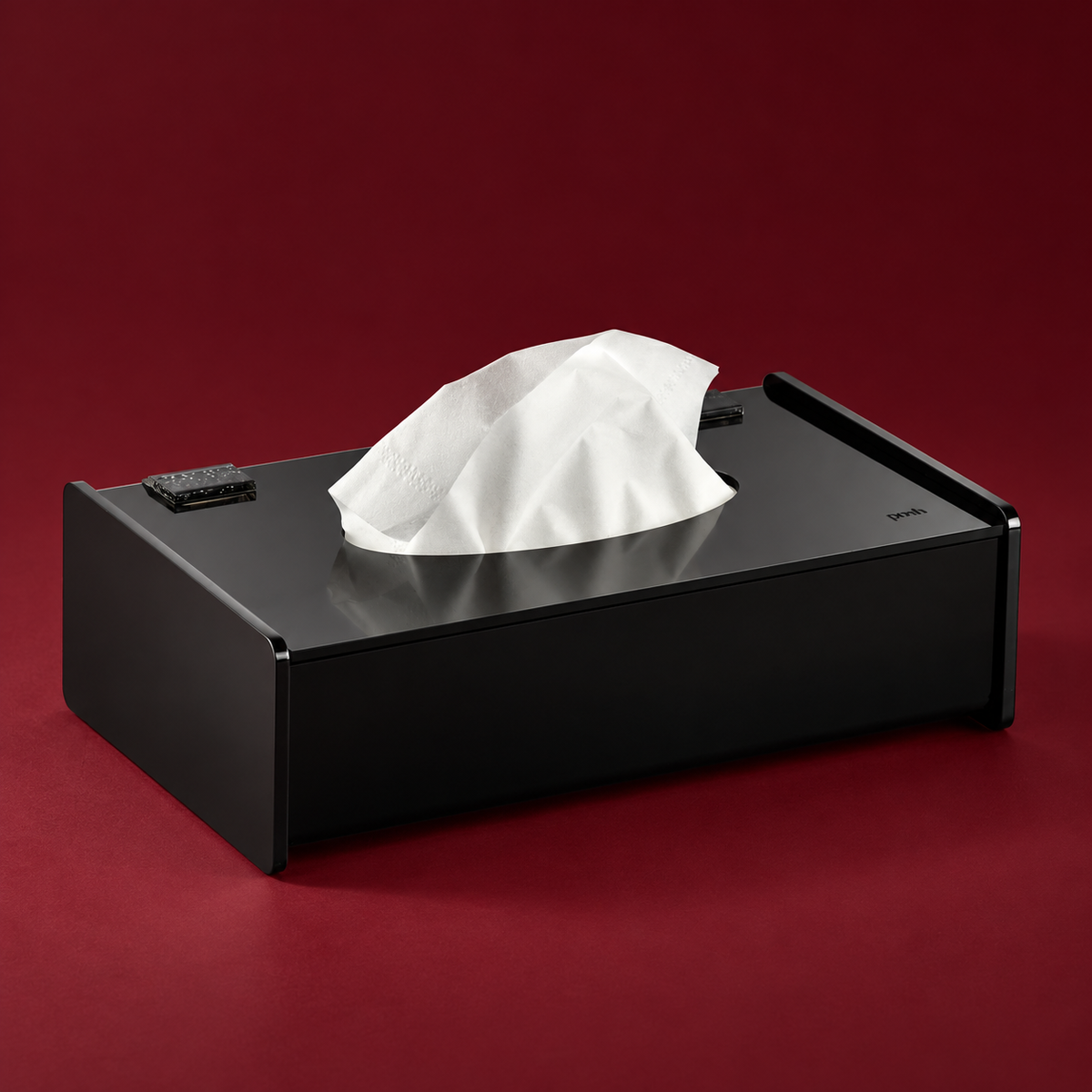 Black Tissue Box