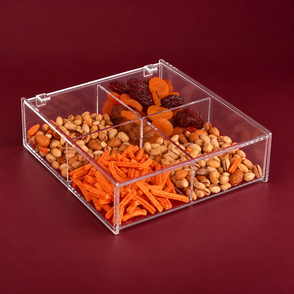 4 Slots Nuts box