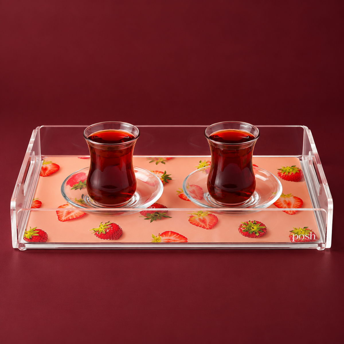 Strawberry Printed tray