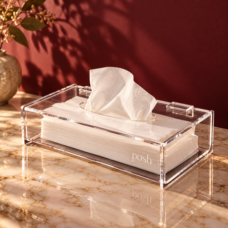 Transparent Tissue Box