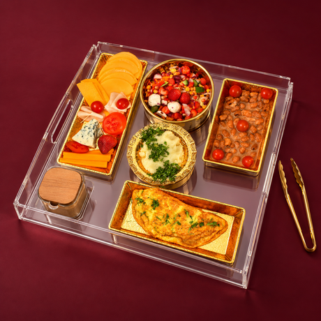 Dinner tray 9 pieces