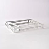 Silver framed serving tray