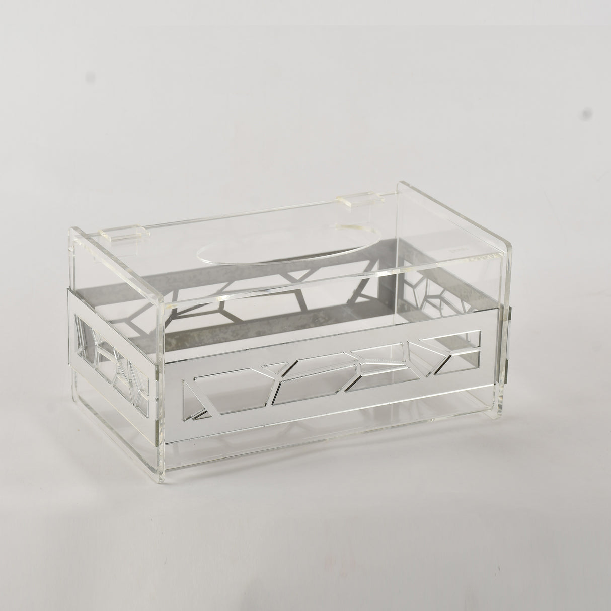 Silver Tissue Box