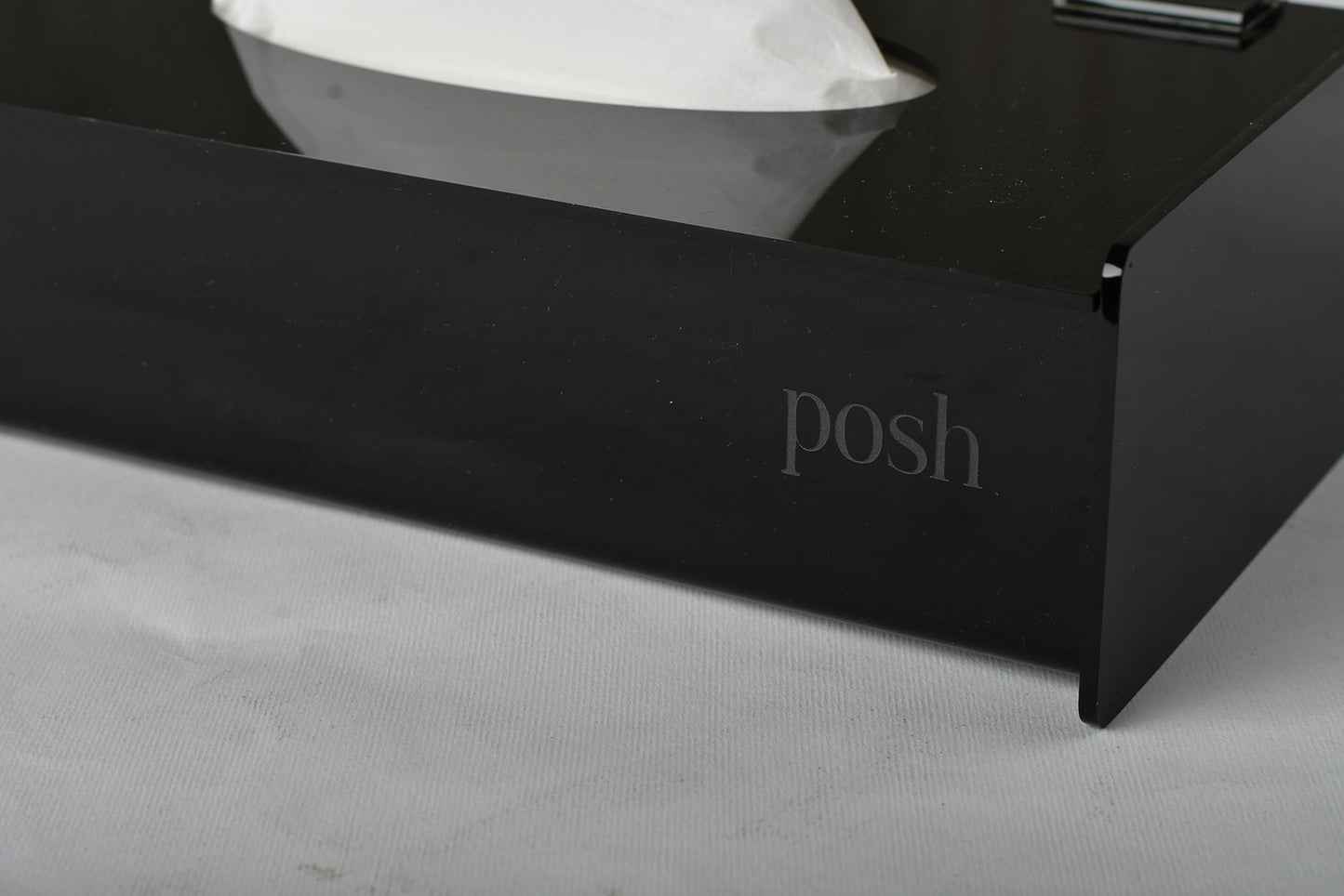 Black tissue box posh